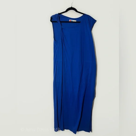 Free People Drew Tee Midi in True Blue size Medium NWT - Picture 11 of 13